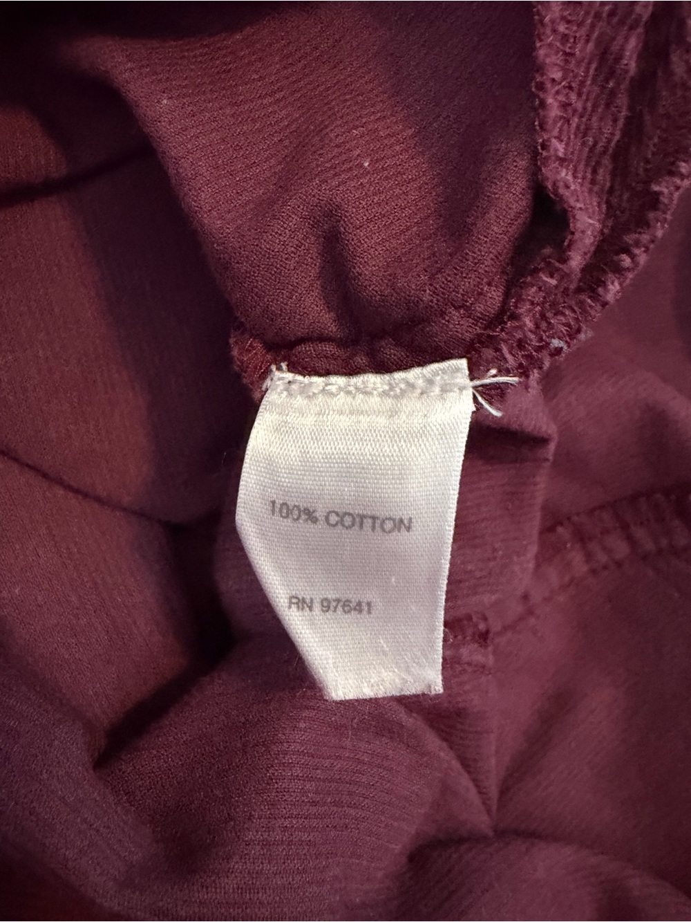 J. Jill Women's Button-Down Corduroy Shirt in Deep Plum - Picture 3 of 3